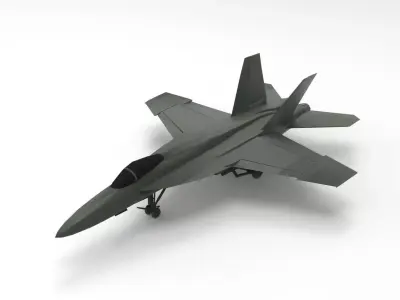 Boeing FA-18EF Super Hornet 3D model purchase