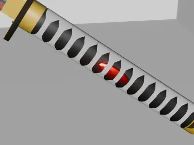 Katana Samurai 3D model