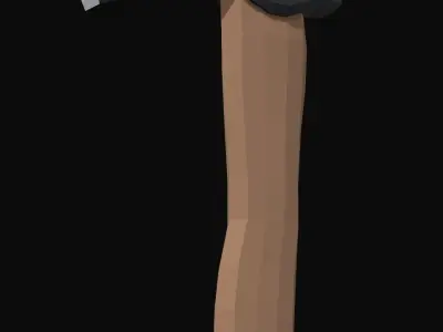 Axe Low Poly Low-poly 3D model purchase