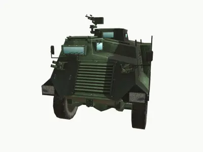 AT105 Saxon Low-poly 3D model