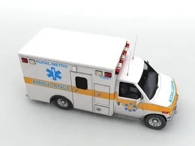 Ambulance Metro 3D model