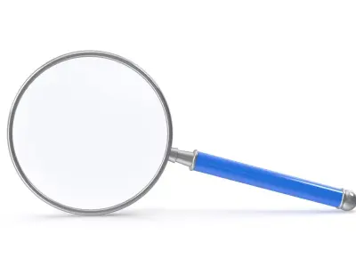 Magnifying Glass Low-poly 3D model purchase