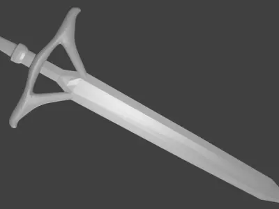 SwoSwo Sword Low-poly 3D model