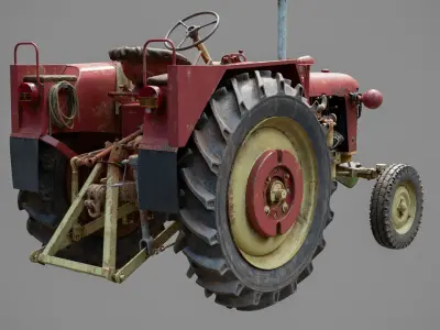 Tractor Zetor 25K 3D model