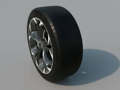 Honda Civic Wheel 3D model