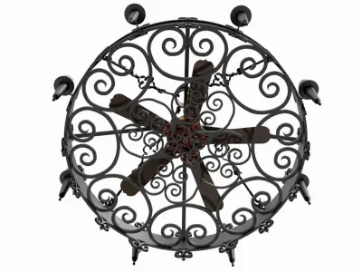 Metal Candelabrum 3D model