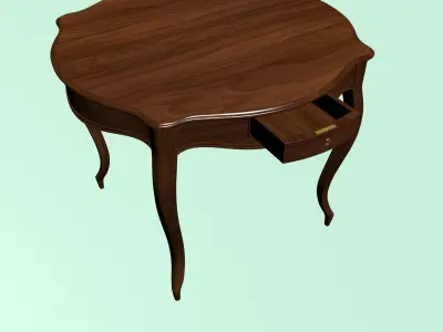 Round table 3D model