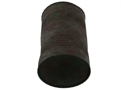 Barrel 2 Lowpoly rusty oil Low-poly 3D model