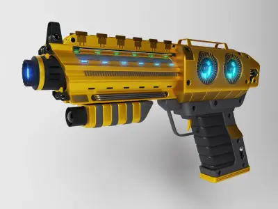 Scifi Gun 3D model