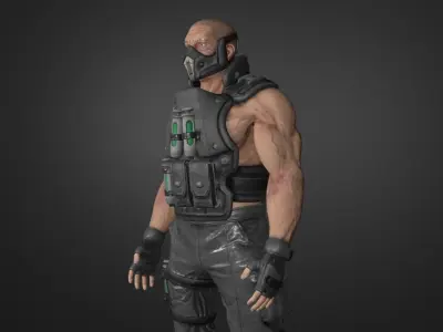 mercenary 3D model