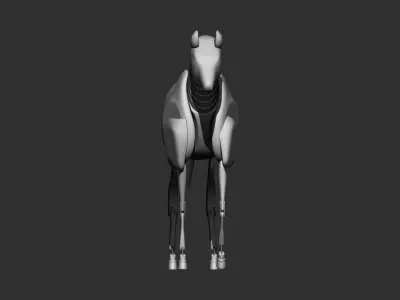 Horse scifi 3d print  3D model