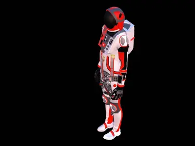 Astronaut Spacesuit Hong Kong 3D model