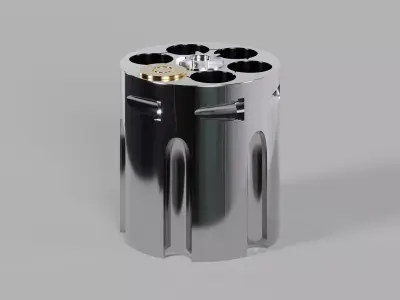 Russian Roulette - Gun Cylinder 3D model