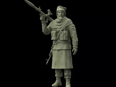 Taliban Soldier 02 3D print model