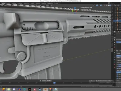 MPT 76 Untextured Rigged Low-poly 3D model