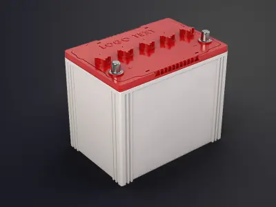 Commercial Vehicle Battery  3D model