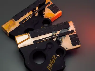 Arma corta Props 3D model