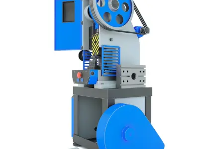 Machine tool mechanical press K2116B 3D model