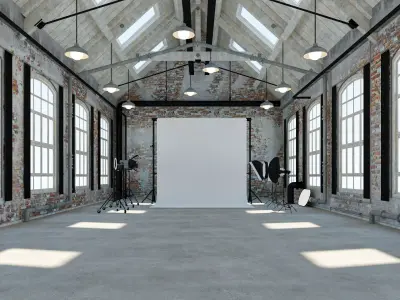 Loft Photo Studio 3D model