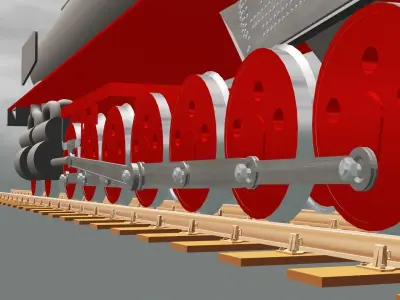 german 18 wheeler Free 3D model