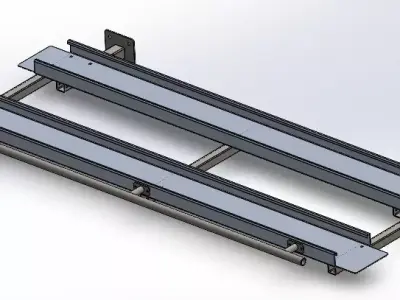 Ramp for people with disabilities 3D model