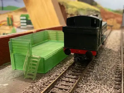 Model Railway Coal Loading Platform 3D print model