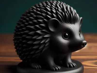 Hedgehog Sculpture  3D model