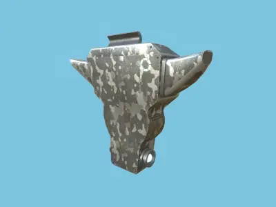 SciFi Backpack 01 Military - Character Fashion Design Low-poly 3D model