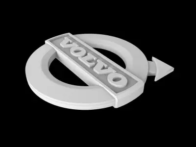 volvo logo 3D print model