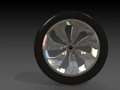 Car Wheel  3D model