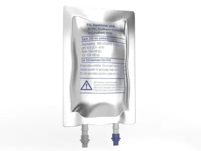 training IV bag 3D model