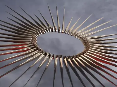 Angel Vortex Sun 1  3D model