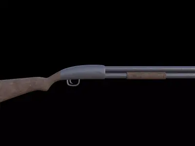 Shotgun 3D model purchase