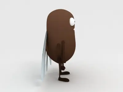 Bug Character Free 3D model