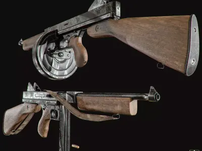 m1921 thompson 3D model