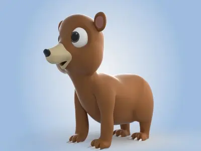 Cartoon Bear 3D model