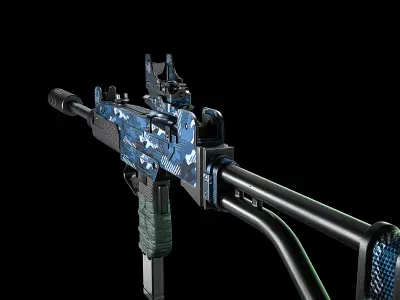smg  wsp9 Free 3D model