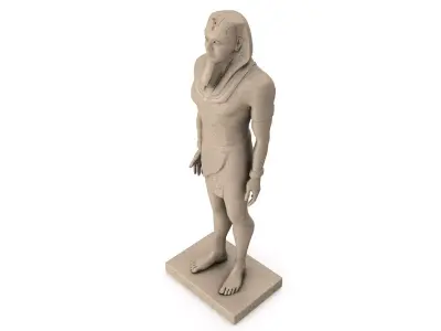 Statue of Khufu 3D model