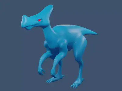dinosaur base model and 3d print model 3D model