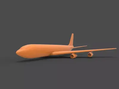 Boeing 707 3D print model