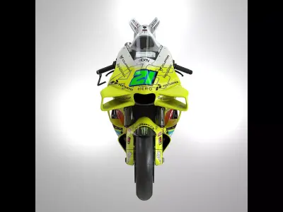 Pertamina Enduro VR46 Ducati MotoGP Bike  Low-poly 3D model