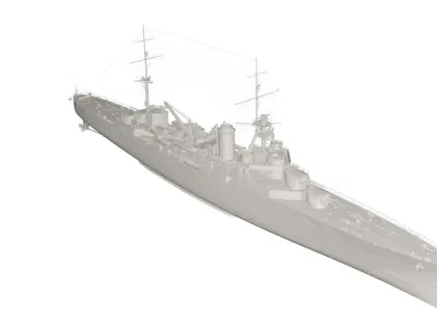 Military Ship 3D model