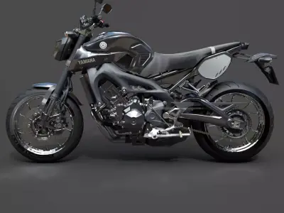 Yamaha Tracer 900 - Hyper-Detailed Sport Tourer 3D model