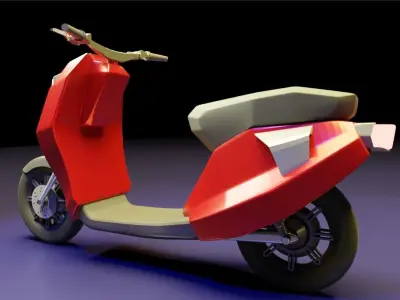 Model Scooter 3D print model