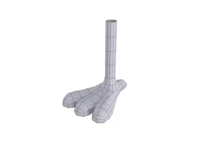 Bird Leg 001 3D model