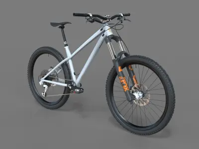 Mountain Bike 3d model Bicycle trail 3D model