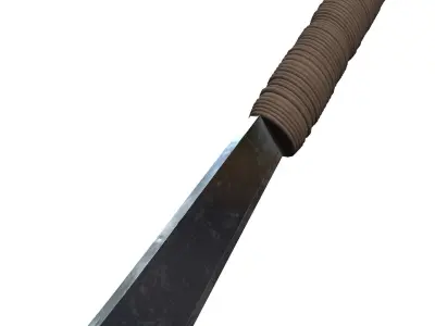 Ninja Halberd 3D model
