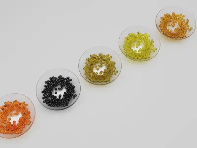 Caviar Set 3D model