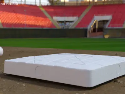 Baseball Base 15inch 3D model