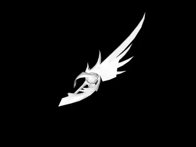 Legendary Sword Low-poly 3D model